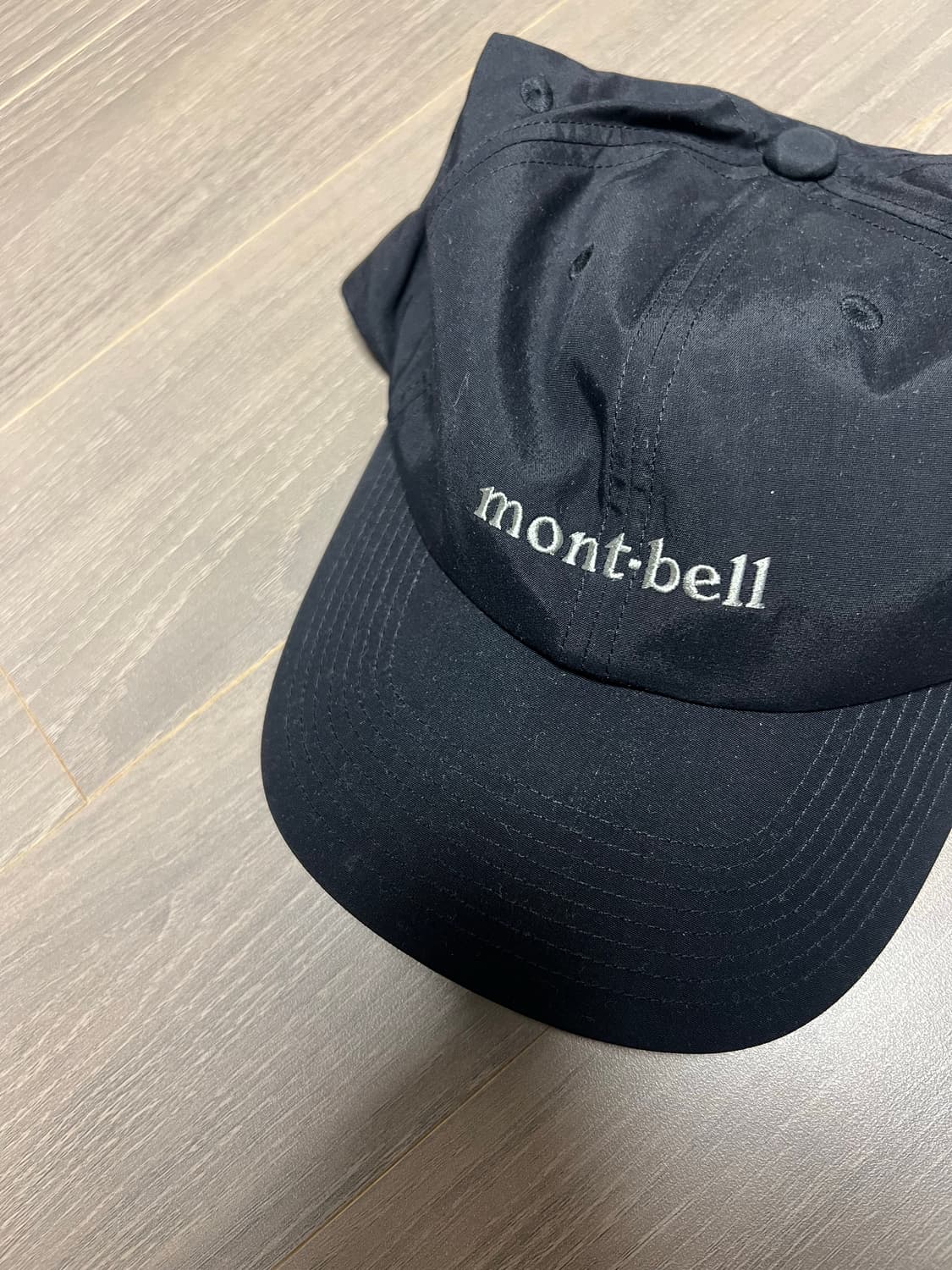 [새상품] 몽벨 나일론 볼캡 블랙 상품이미지2