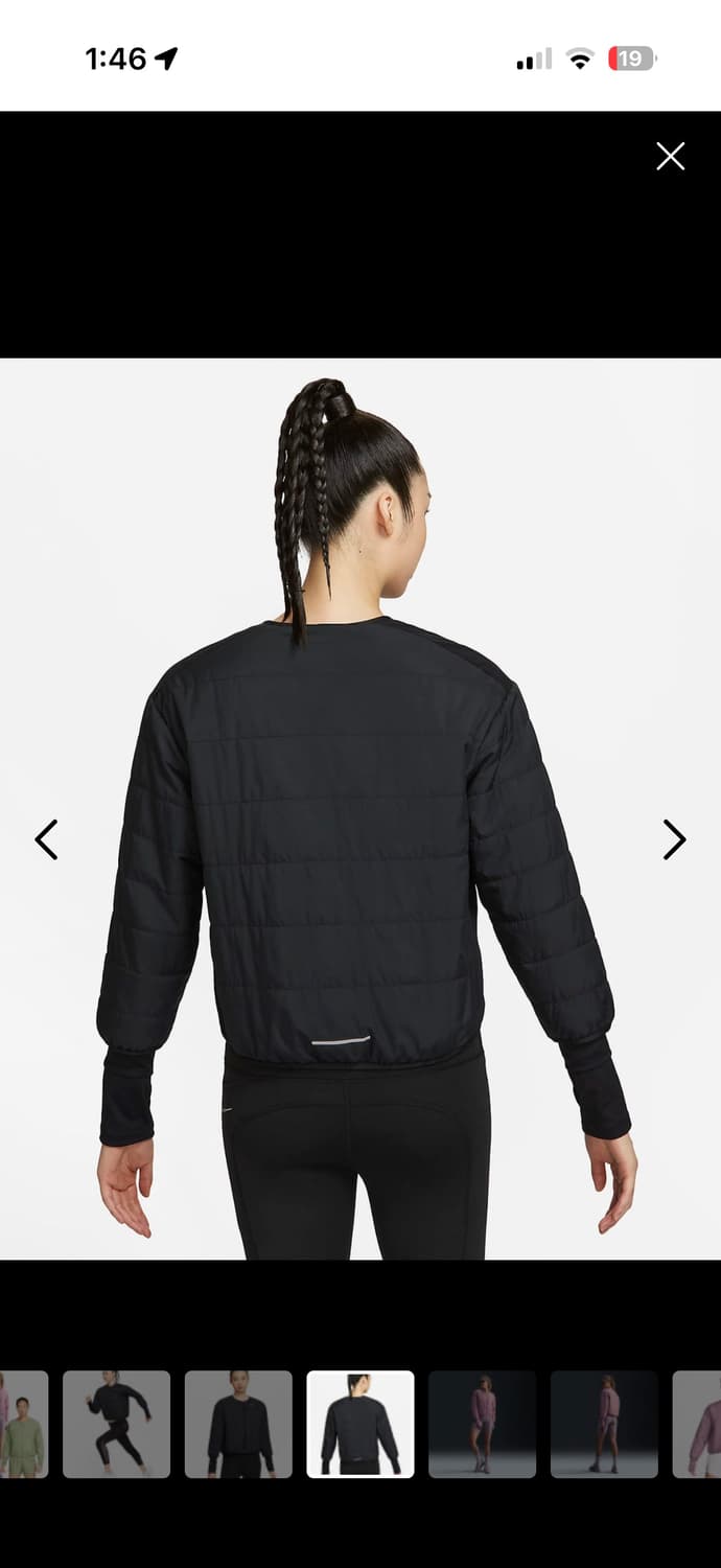 나이키 우먼스 써마핏 스위프트 런닝 재킷 FB7512-010 러닝 경량  상품이미지3