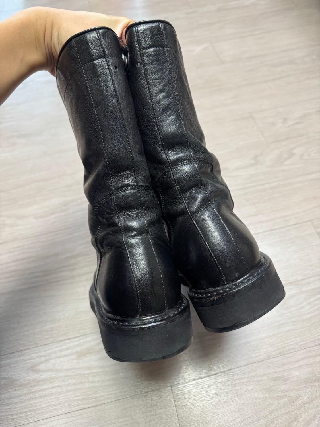 릭오웬스 13-14시즌 사이드집업 부츠 42 상품이미지5