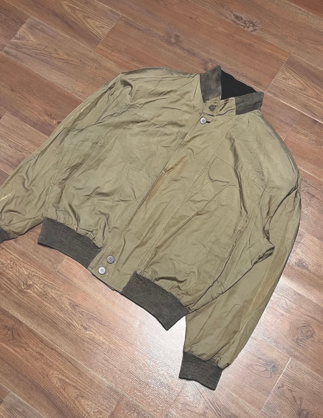 89년 Allegri 리버시블 해링턴 자켓 상품이미지8