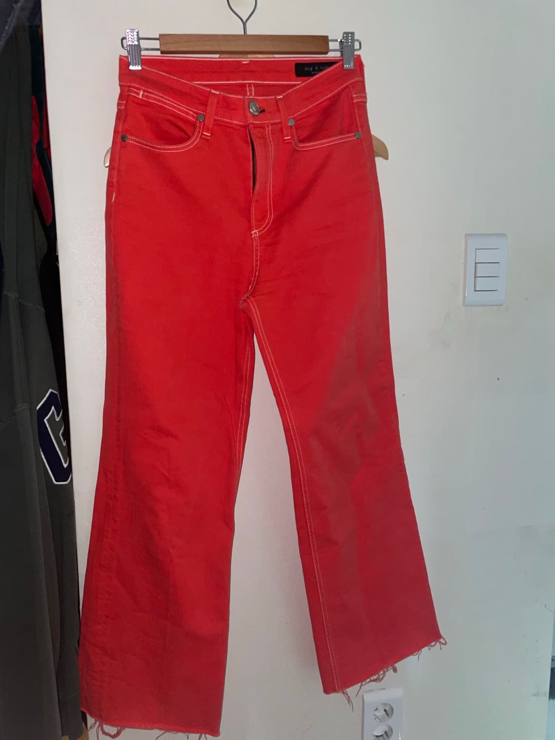 Rag&Bone Red Semi-Bootscut Jeans 상품이미지1