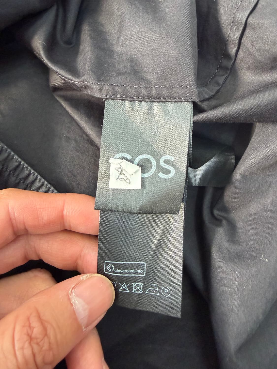 정품) COS 코스 블랙 셔츠 원피스 38 상품이미지8