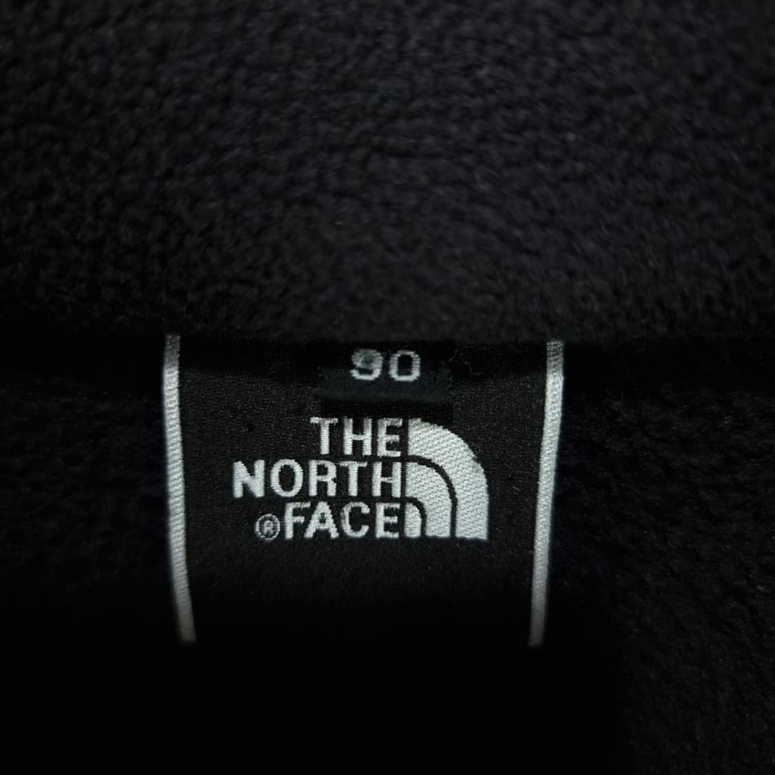 [노스페이스] 로고 자수 플리스 후리스 집업 자켓 블랙 M19600 상품이미지9