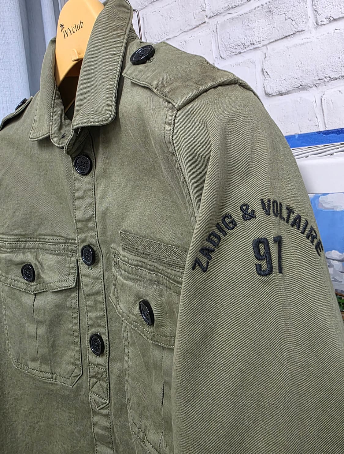 쟈딕앤볼테르 주니어 야상 12Y 여성XS 카모 밀리터리 카키자켓 MM66 상품이미지3