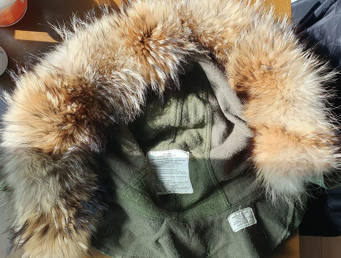 피쉬테일 개파카 라쿤퍼 후드 상품이미지1