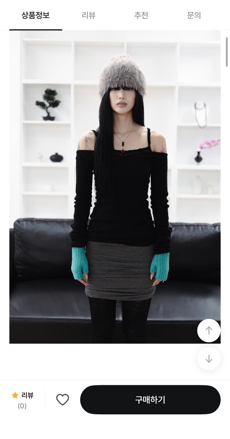 미애 오프숄더 니트 상품이미지1