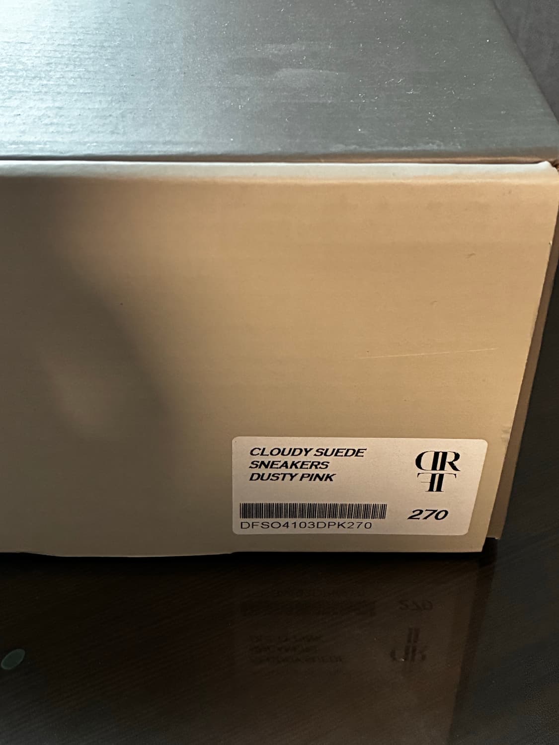 (새상품)(270)드로우핏 클라우디 스웨이드 스니커즈 DUSTY PINK 상품이미지9