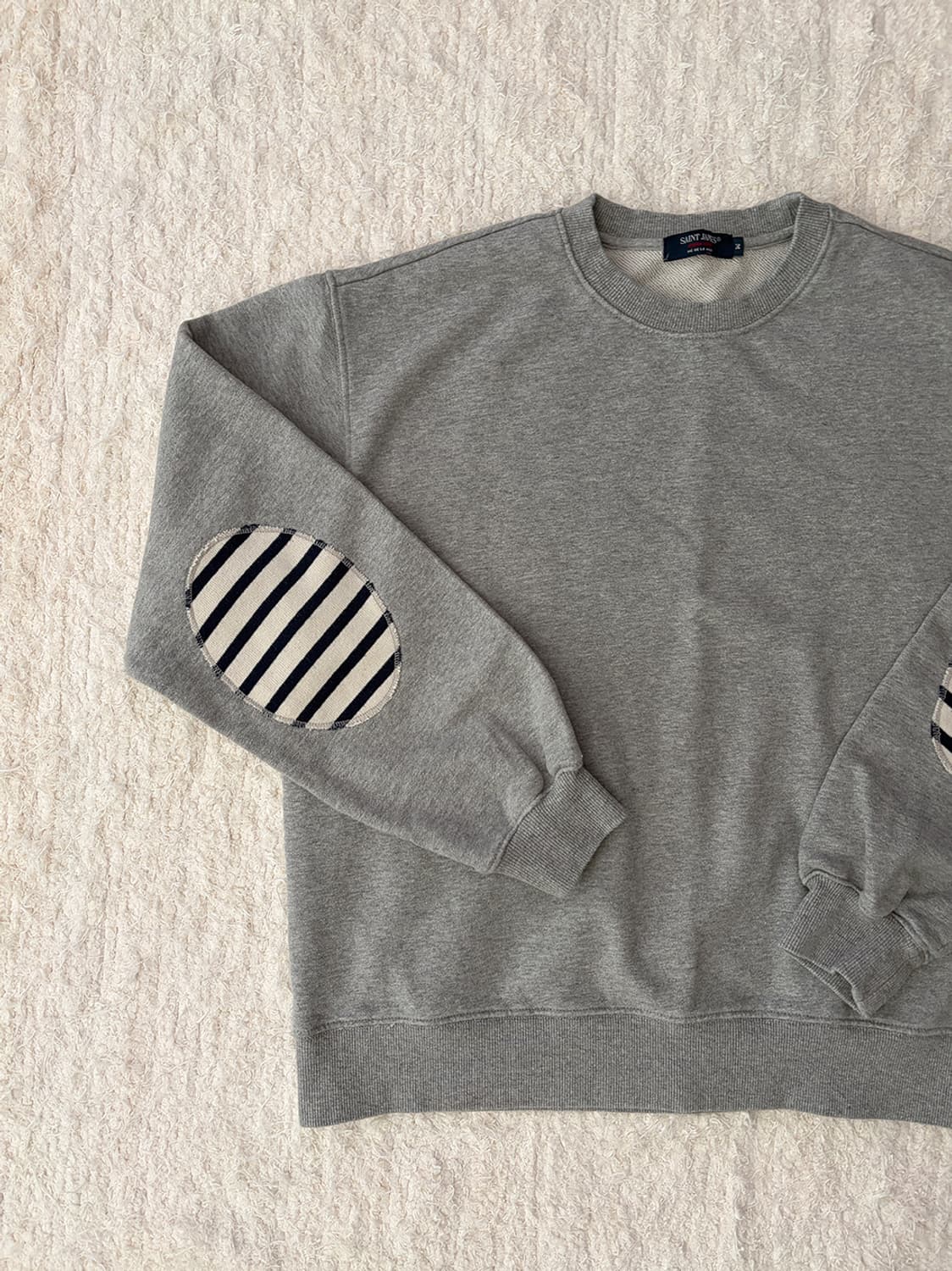 세인트제임스 엘보패치 맨투맨 상품이미지2