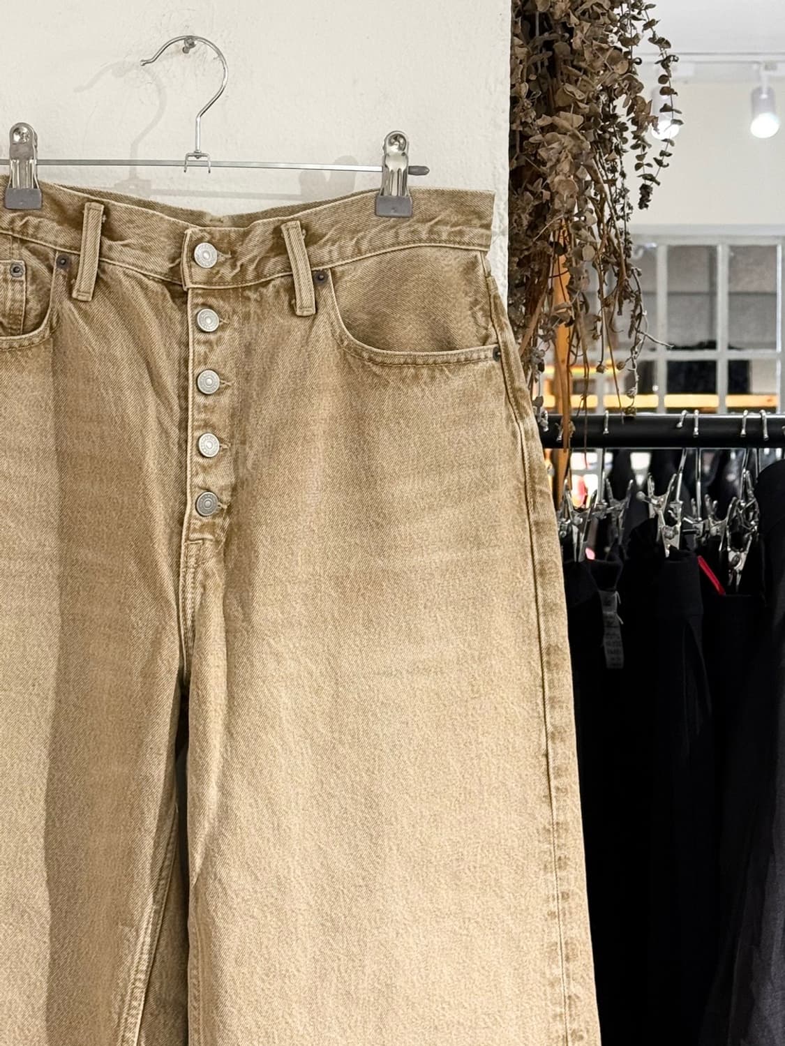 폴로 랄프로렌 베이지 버튼 워시드 코튼 팬츠 상품이미지3