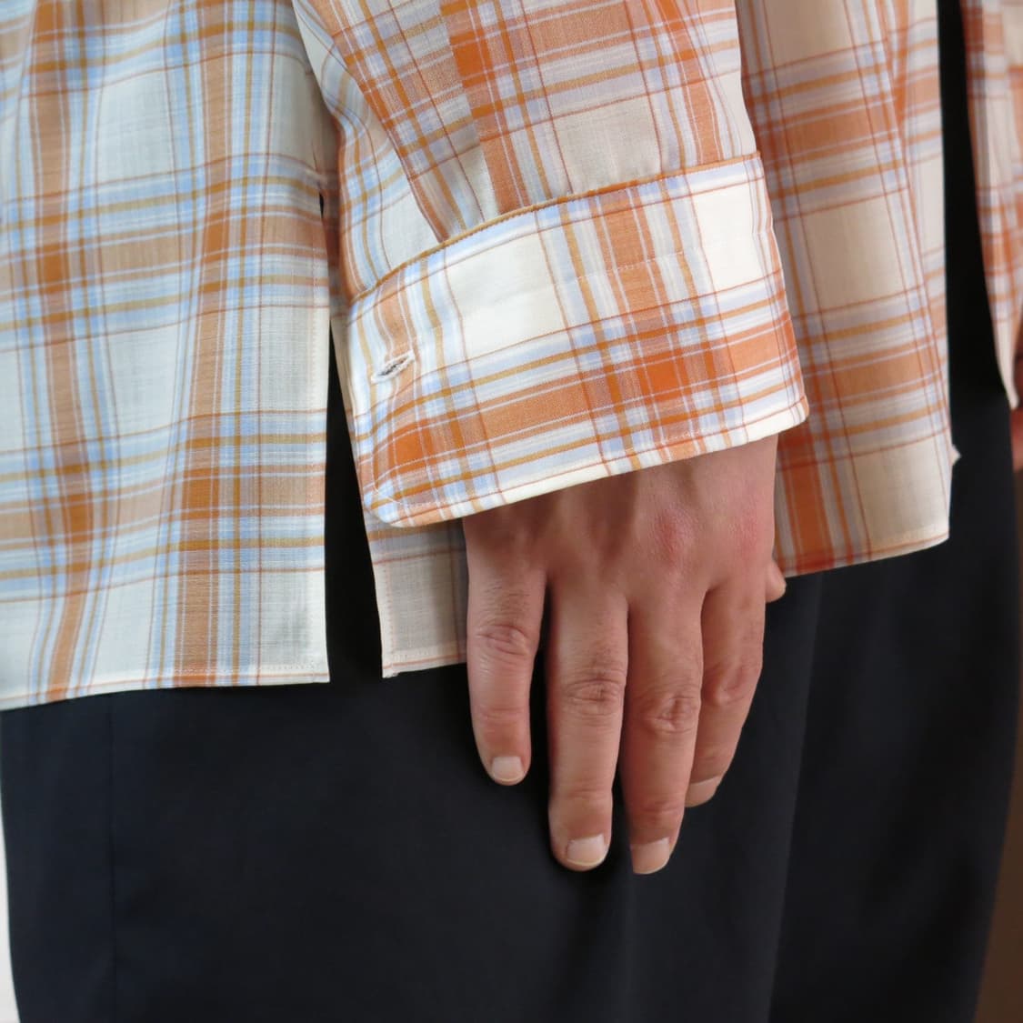 [2, 새상품]마티앤선즈 24SS H WOOL 오픈 카라 셔츠 상품이미지6