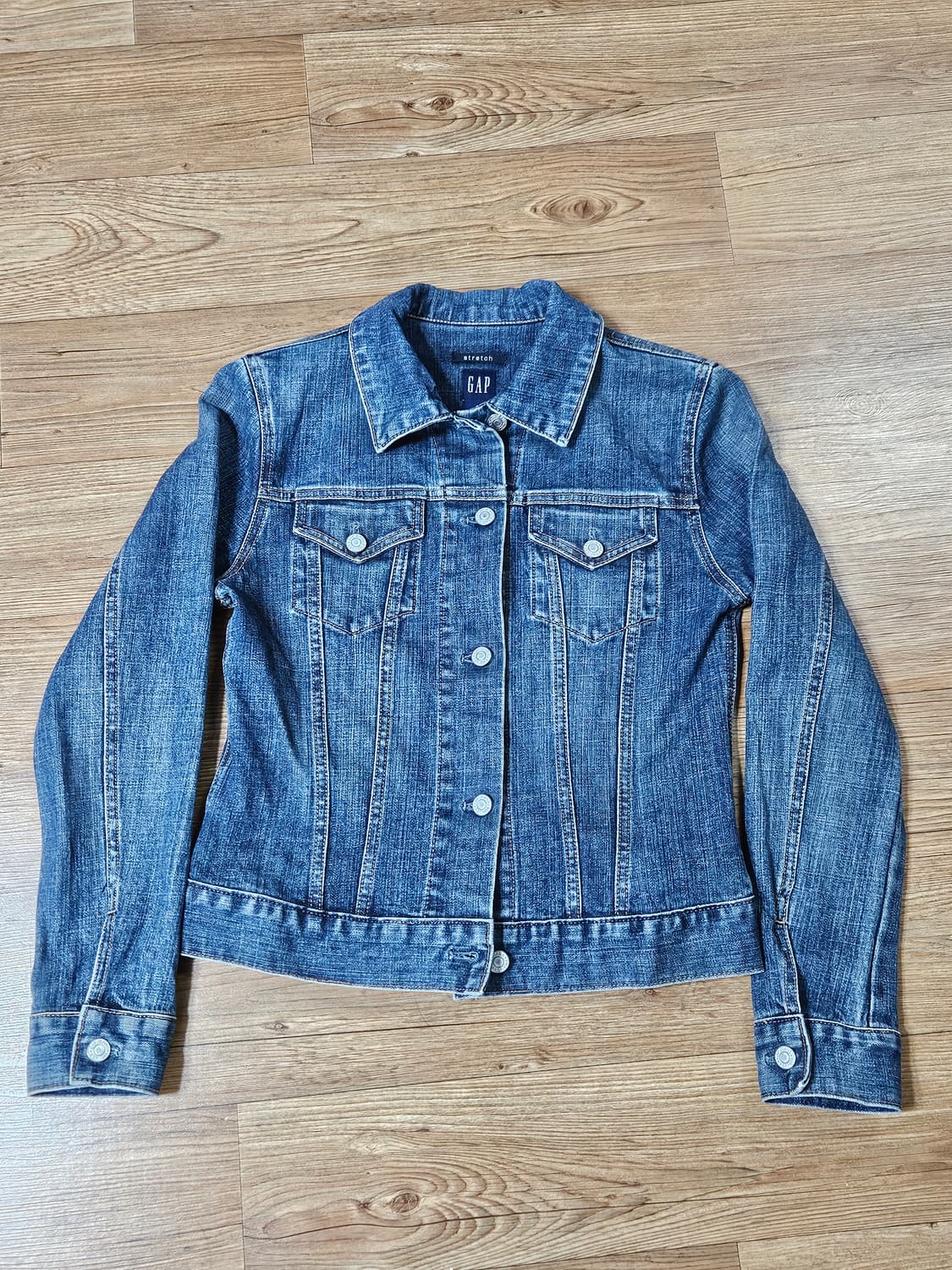 00s 올드갭 스트레치 데님자켓 s사이즈 상품이미지1