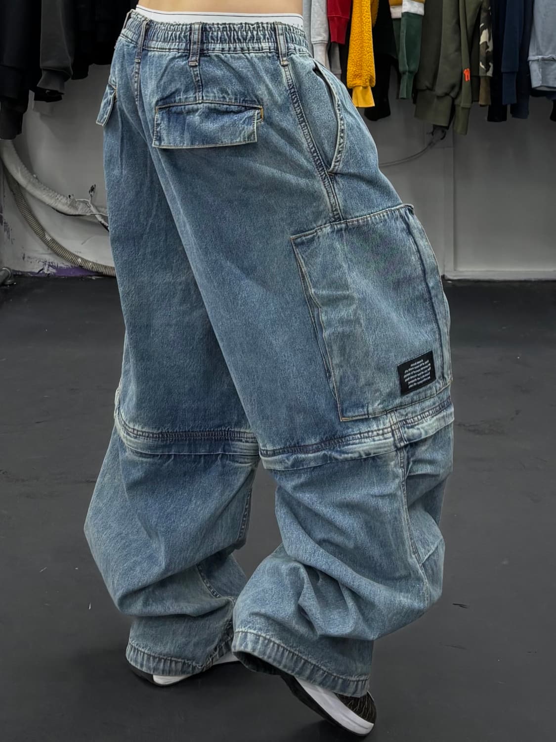 GU x 언더커버 컨버터블 데님 카고팬츠 상품이미지1