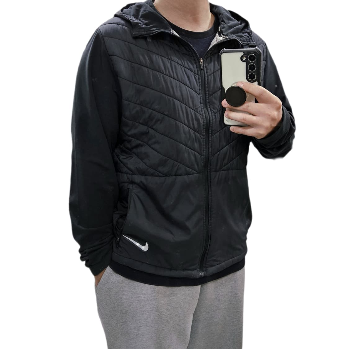 나이키 에어로레이어 후드자켓 경량패딩 L 100 상품이미지1