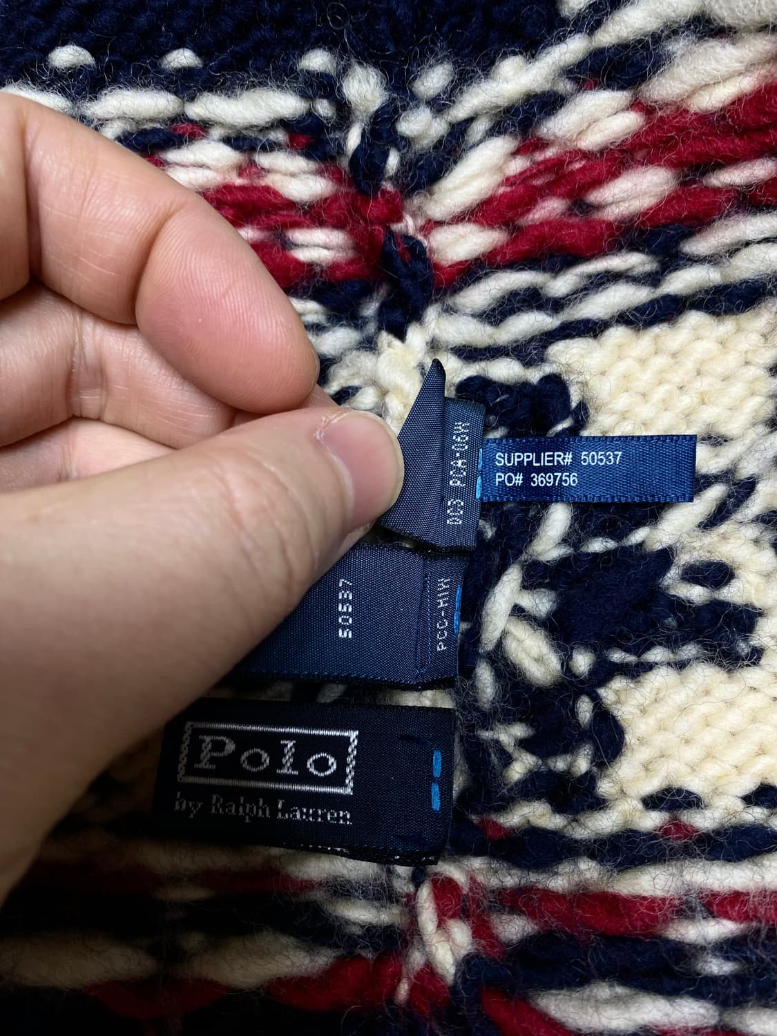 POLO RALPH LAUREN USA FLAG BEANIE OG 상품이미지4