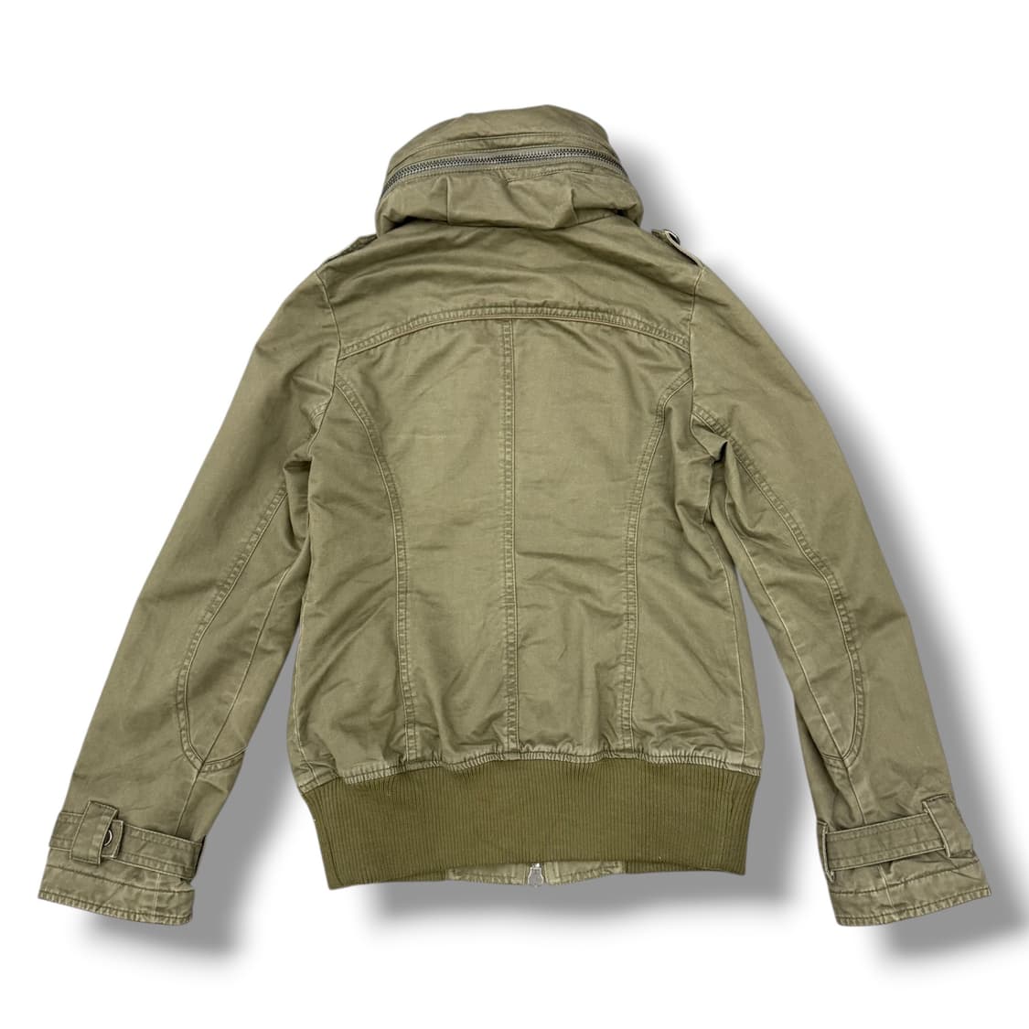 JPN one way Y2K 하이넥 야상 그런지 코튼집업 상품이미지4