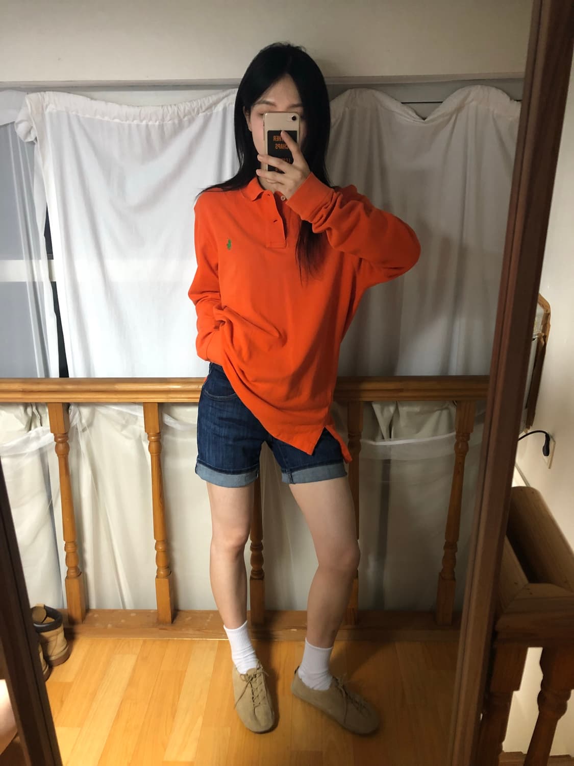 오렌지 롱 슬리브 pk 상품이미지4