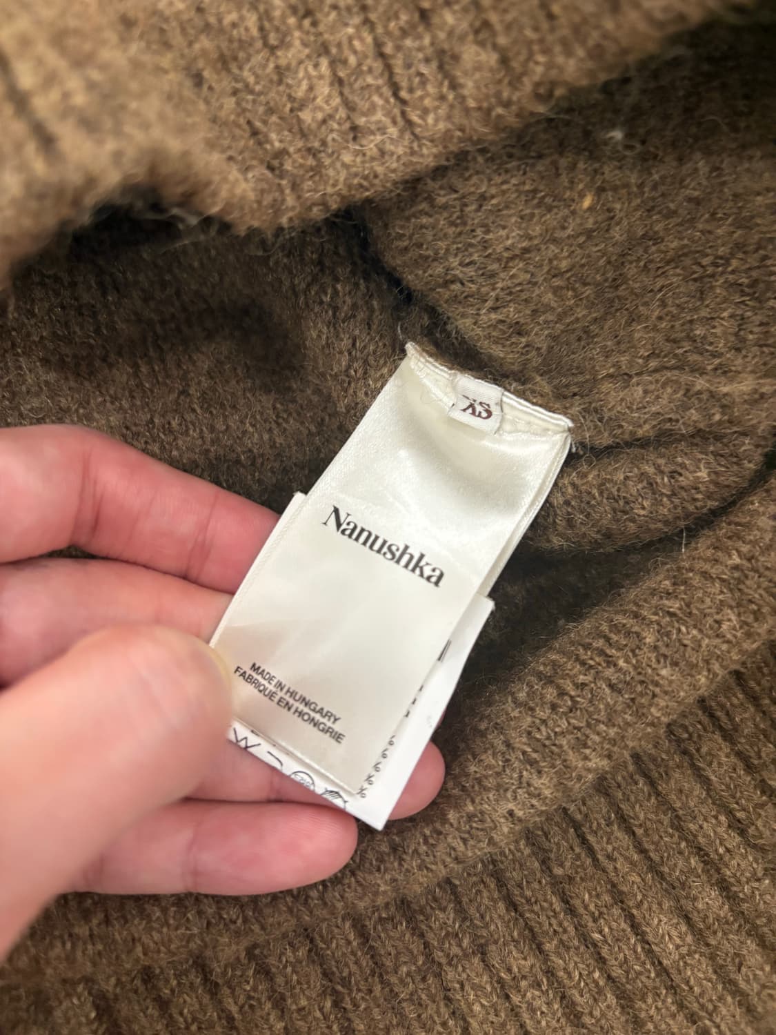 나누슈카 알파카 니트 가디건 상품이미지4