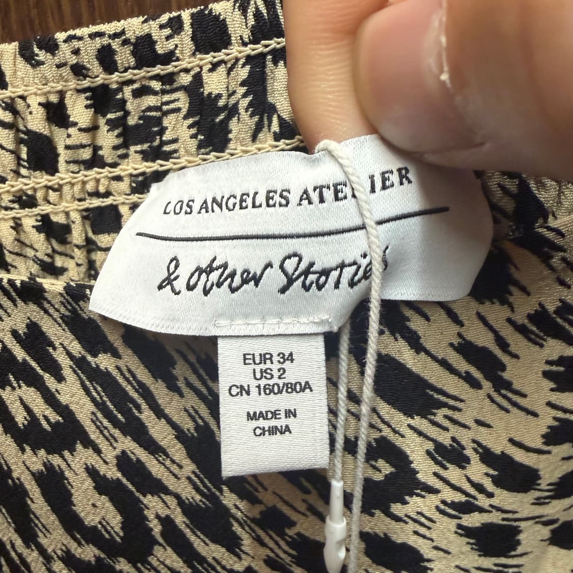 (새상품) 앤아더스토리즈 호피 드레스 원피스  상품이미지2