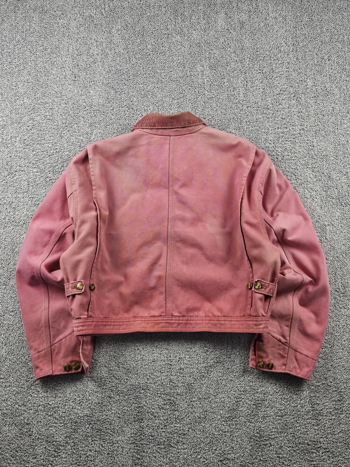 칼하트 커버올 핑크다잉 크롭 커스텀 자켓 ( L ) / 10597 상품이미지5