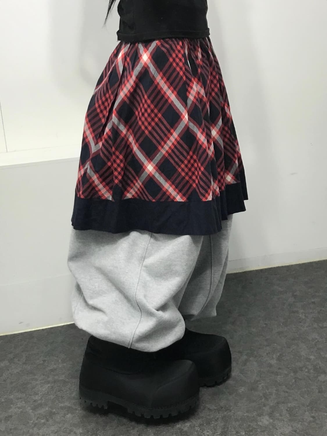 Burberry Check Pattern Skirt 상품이미지4