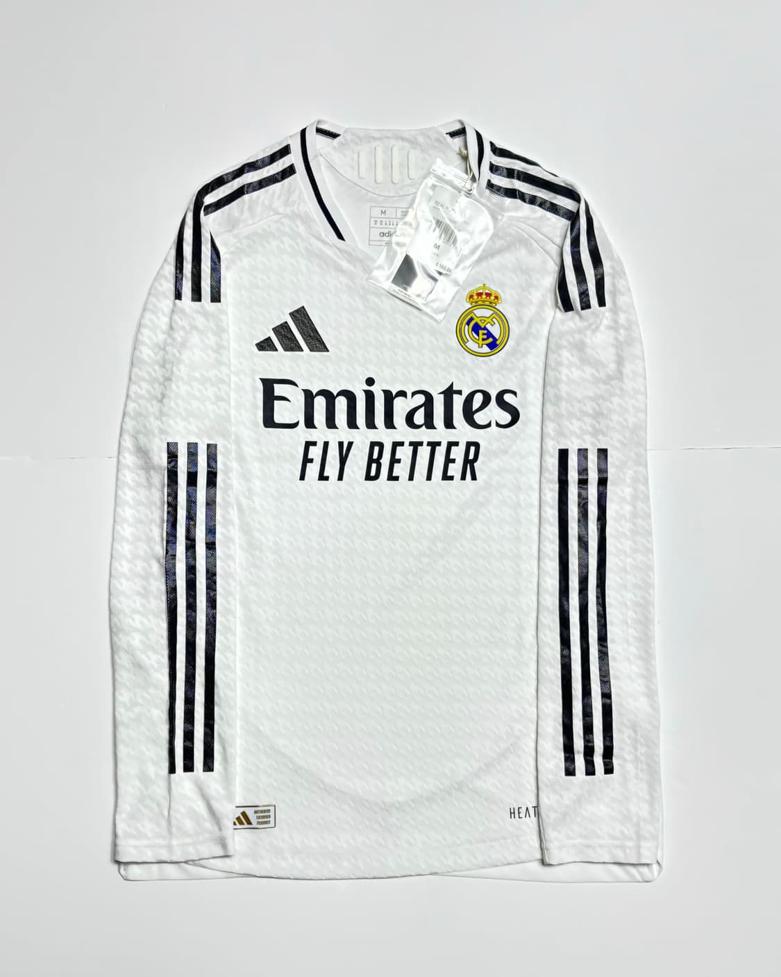 24-25 레알마드리드 어센틱 긴팔 노마킹 해외 M 상품이미지1