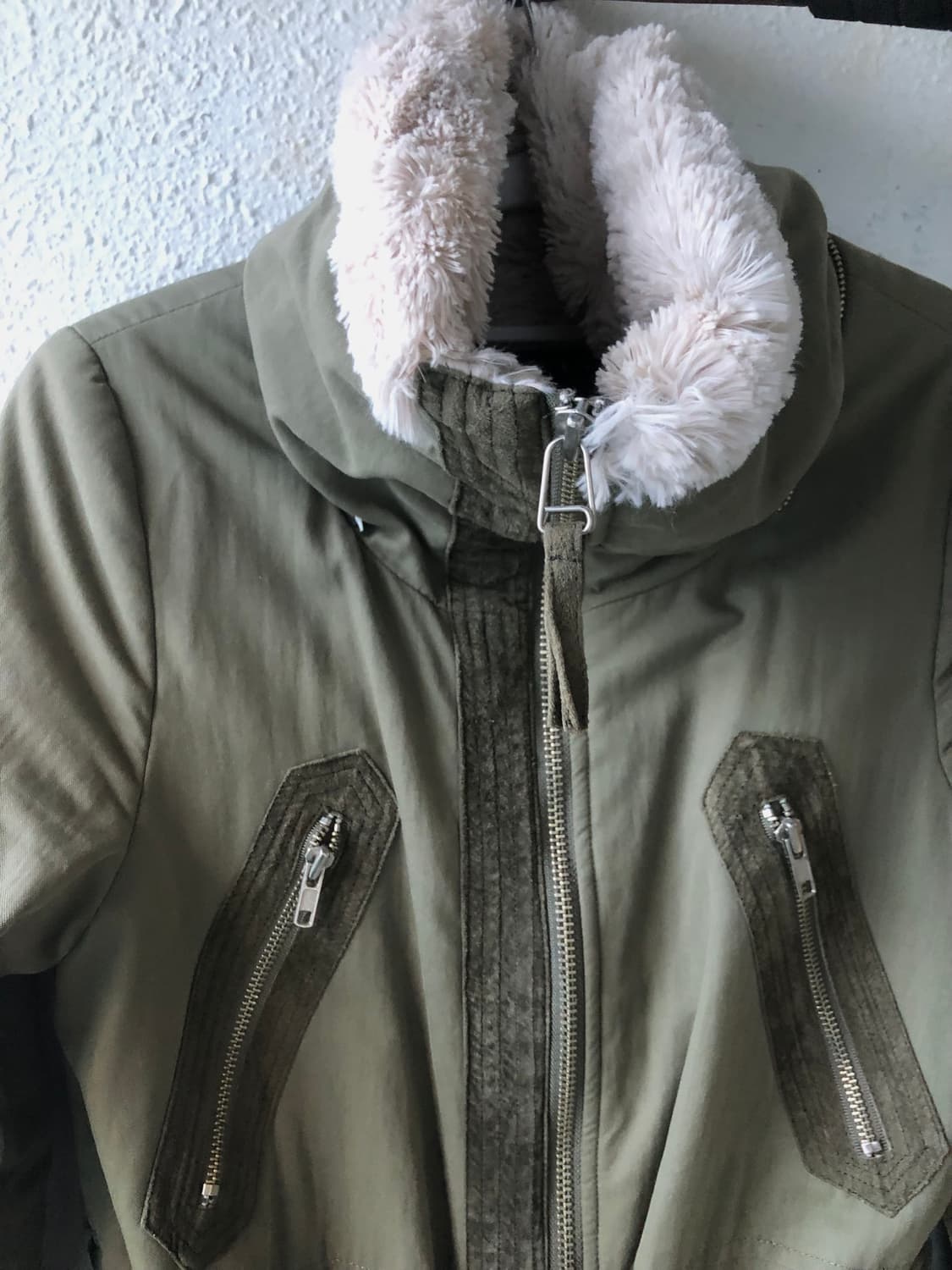 카키 털 야상 자켓 상품이미지4