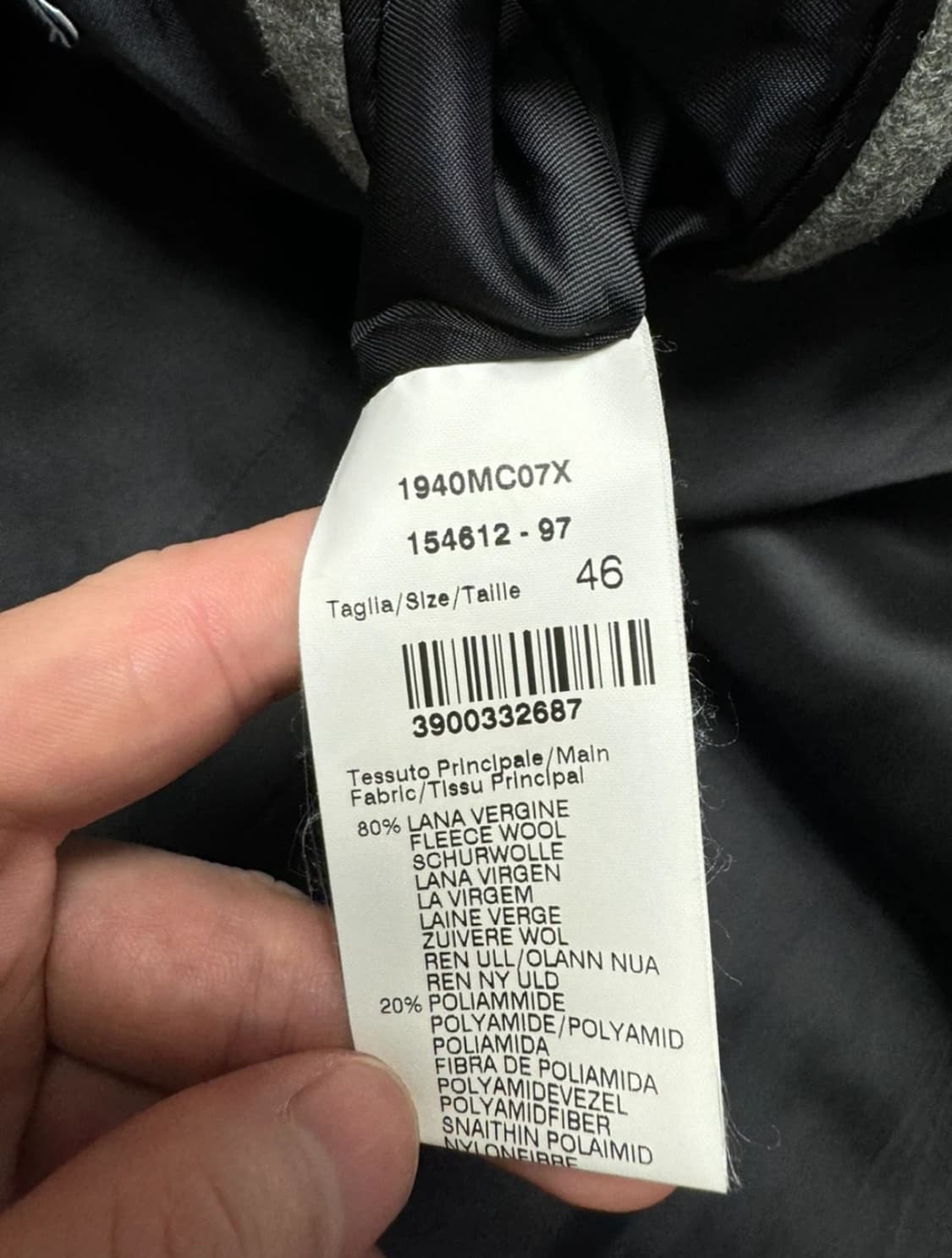 MSGM/ 별무늬 울코트/ 46 상품이미지3