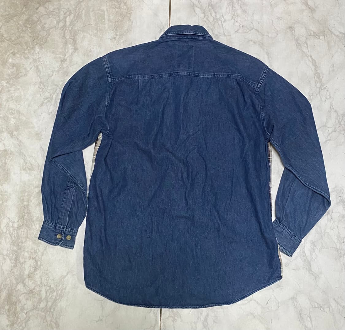 리갈스테이터스 데님 배색 체크 셔츠 100사이즈 상품이미지6