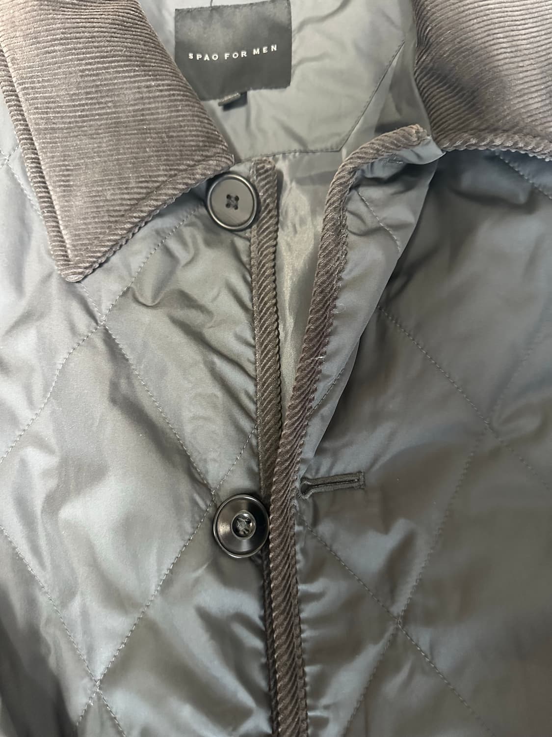 스파오 퀼팅 자켓 네이비 110 상품이미지4