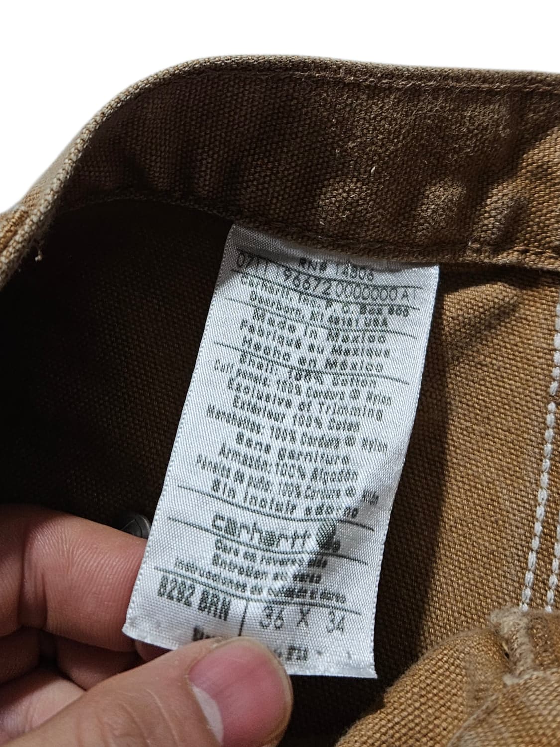 칼하트 헌팅 더블니 팬츠 36x34 상품이미지6