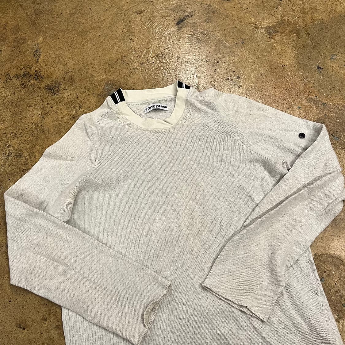 [정품/95] 스톤아일랜드 니트 롱슬리브 b18 상품이미지1