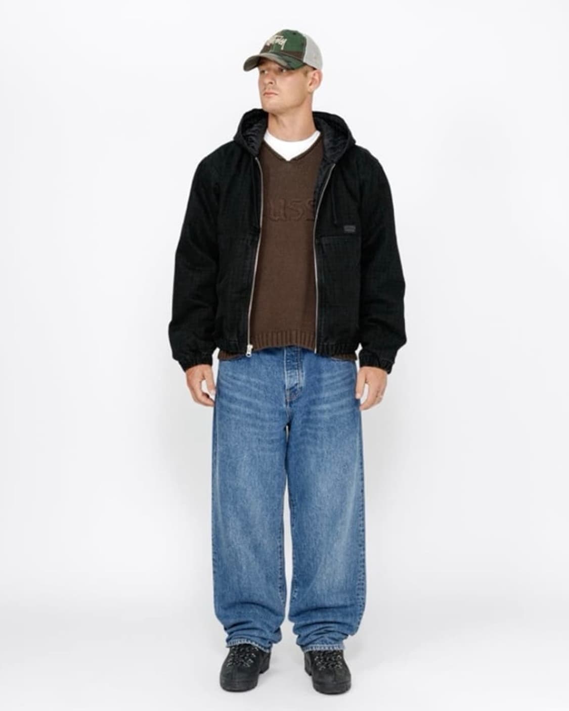 stussy 스투시 뉴에라 트러커 우드랜드 카모 메쉬 캡 상품이미지8