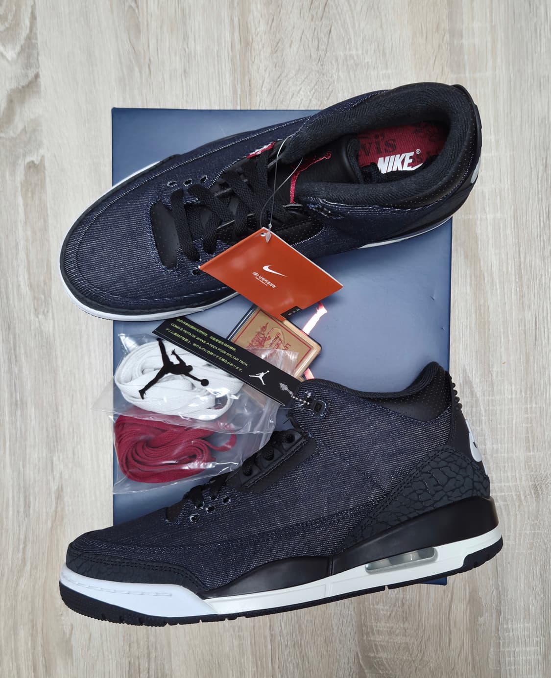 [275]조던3 리바이스 인디고 짐레드 상품이미지1