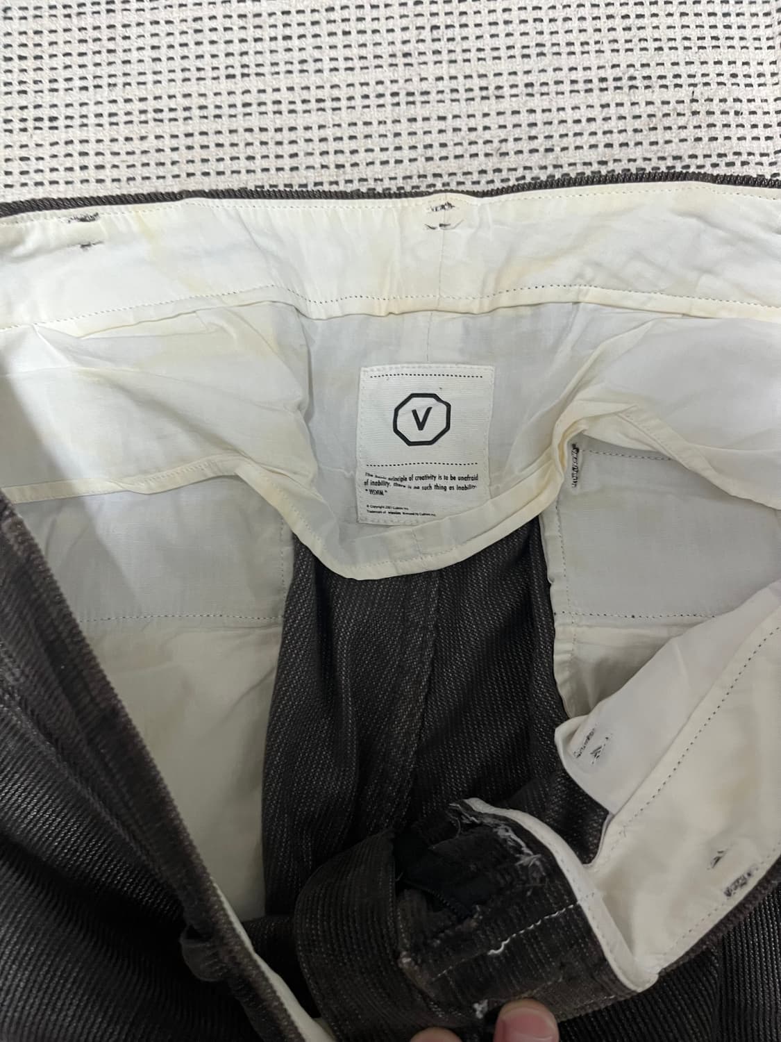 비즈빔 코듀로이 팬츠 브라운 상품이미지2