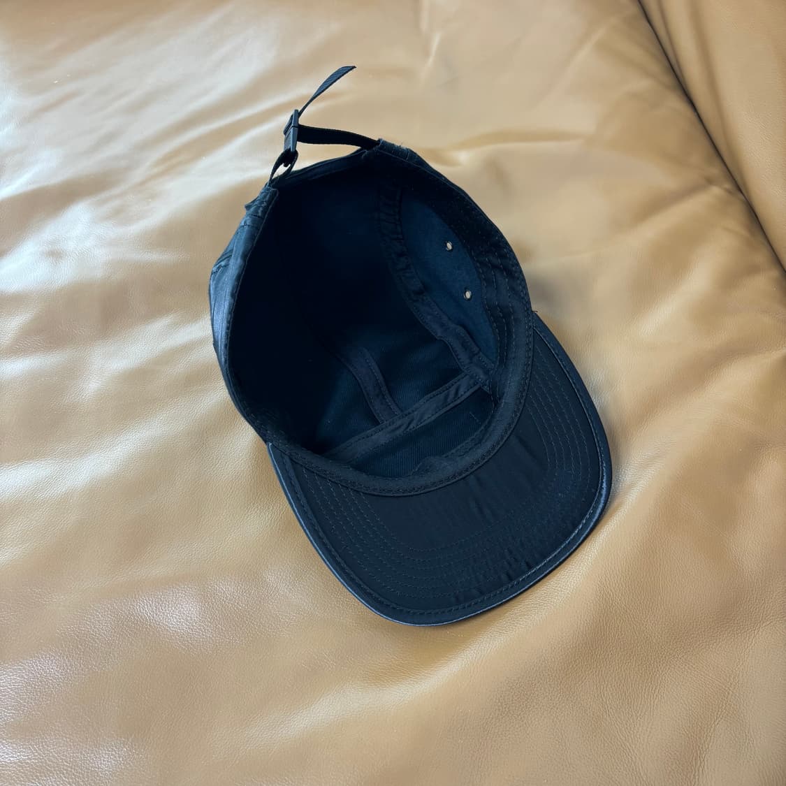 Supreme 슈프림 실크 블랙 캠프캡 모자 (Silk Black) 상품이미지6