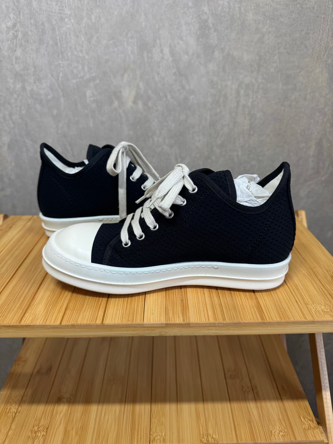 37 / Rick Owens 릭오웬스 엠보싱 라몬즈 로우 상품이미지5