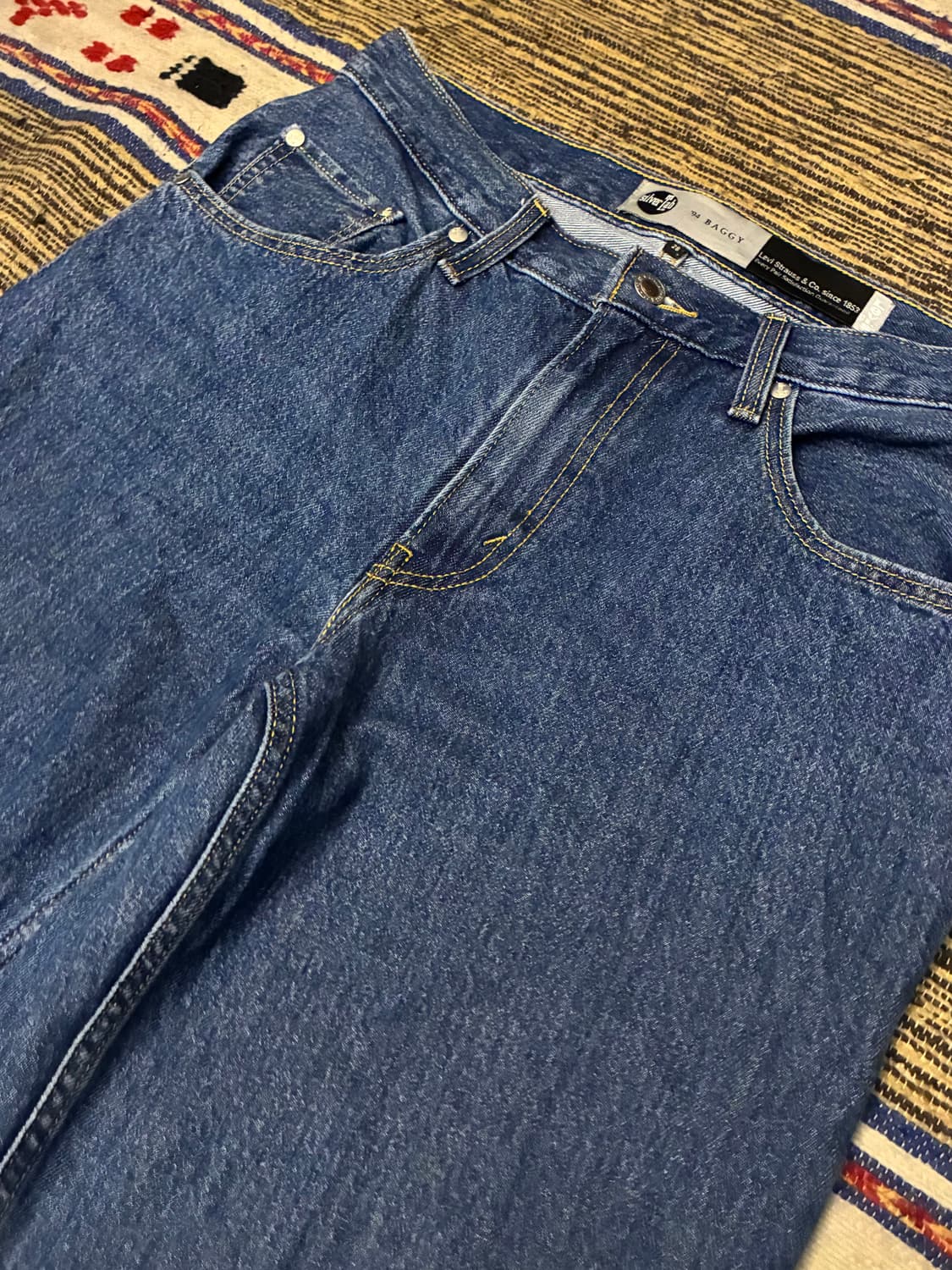 (30)Levis 리바이스 94 배기 실버탭 데님 청바지 중청  상품이미지2