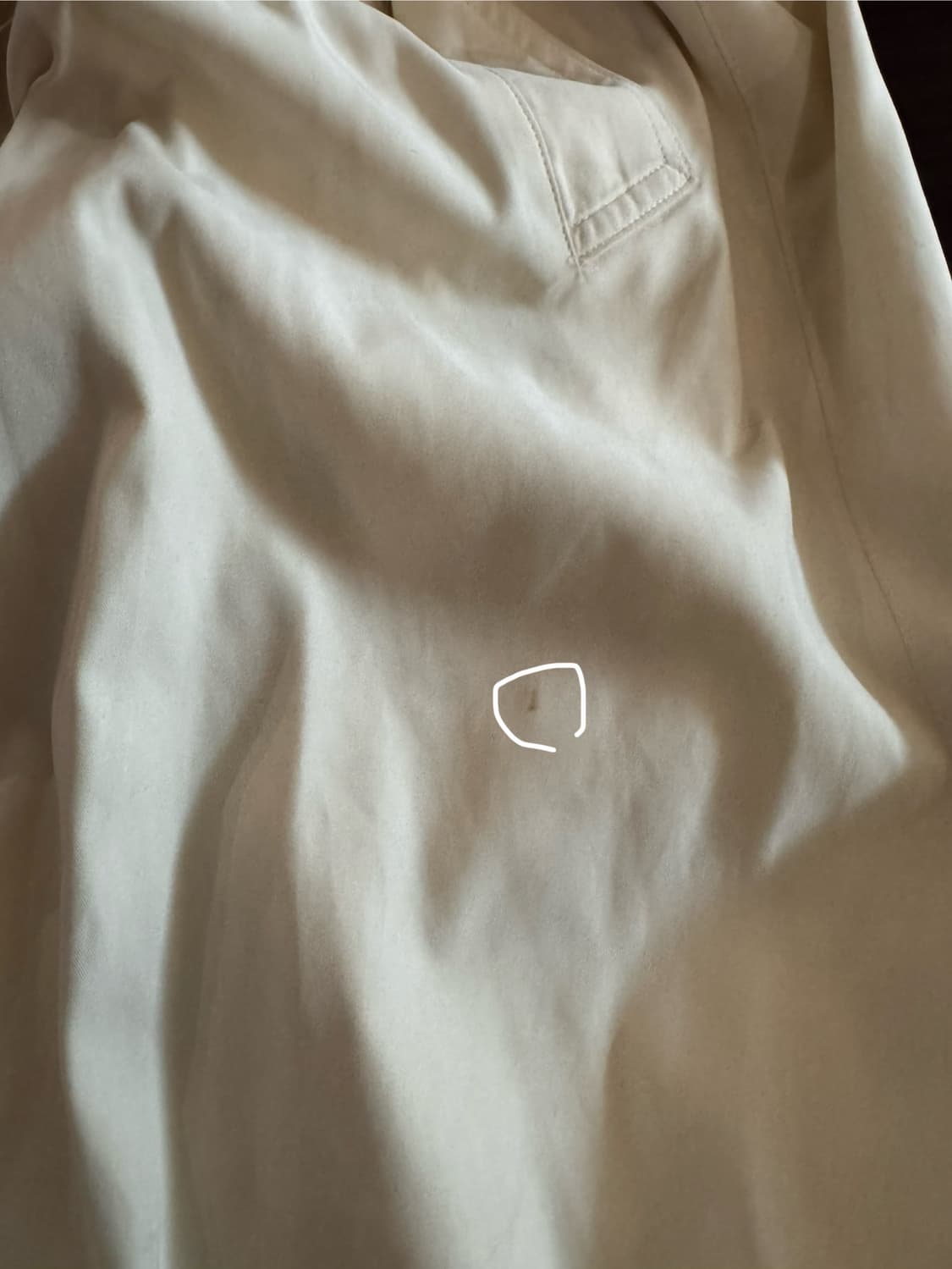 버버리 아이보리 맥시 롱 트렌치코트 상품이미지8