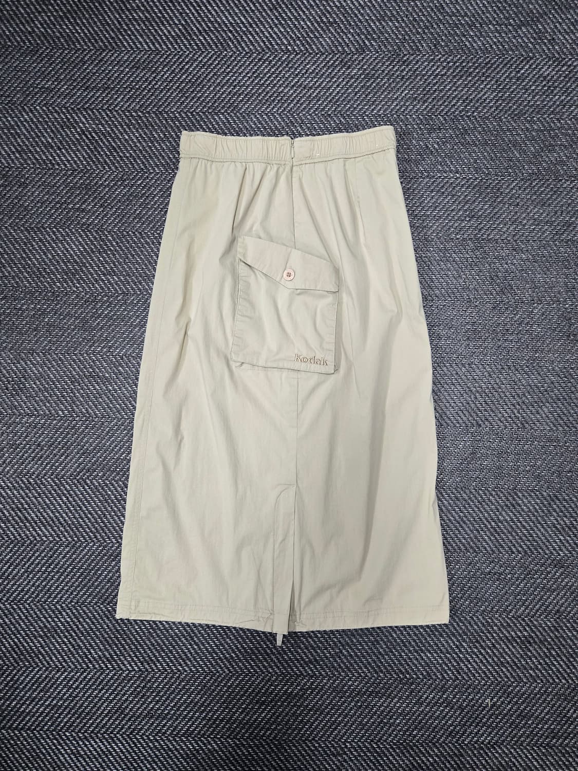 코닥 포토그래퍼 스커트 베이지 밴딩치마 상품이미지4