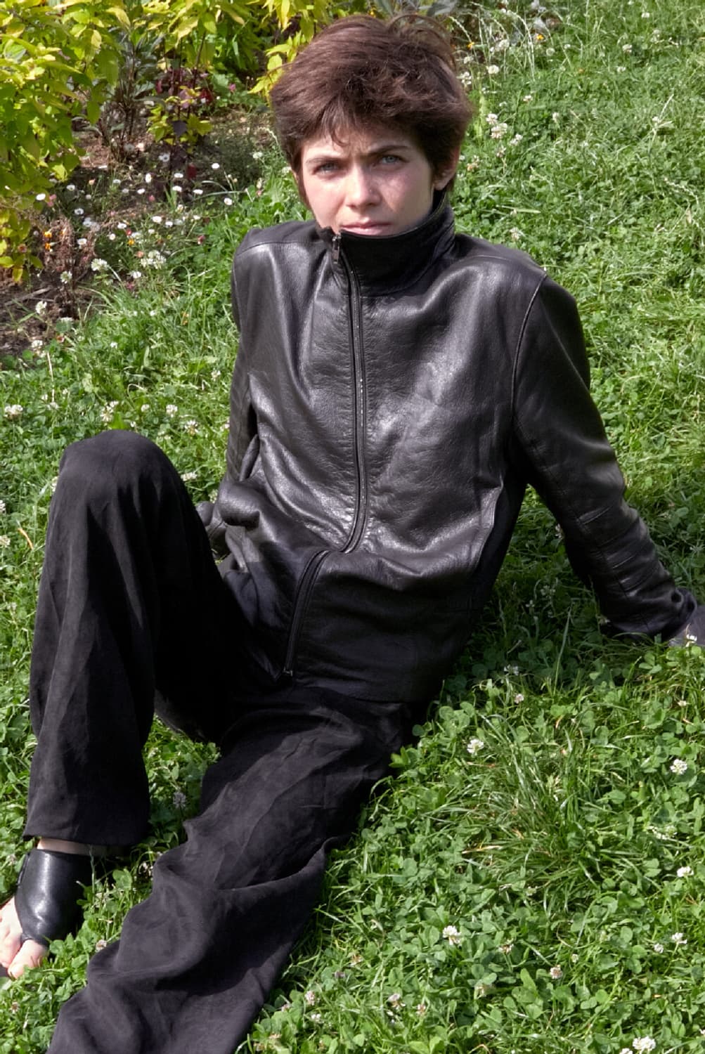 [1] 머듈 레더 appendix leather jacket /brown 상품이미지1