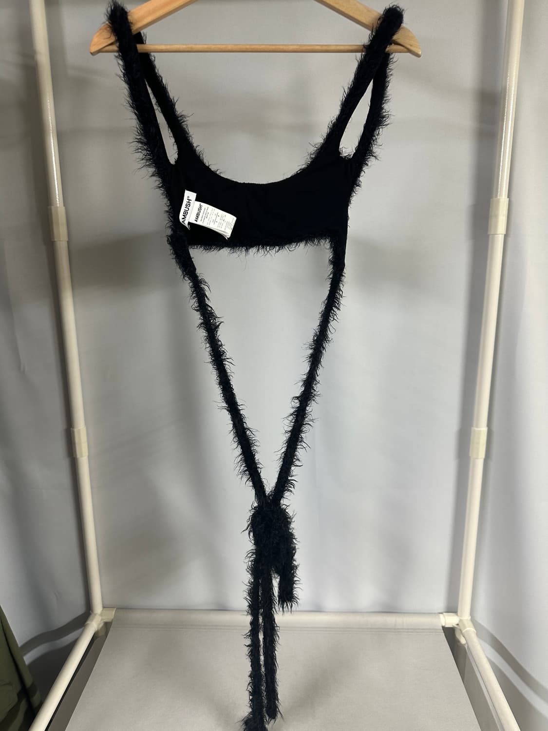 앰부쉬 Fur Backless String 브라 탑 상품이미지1