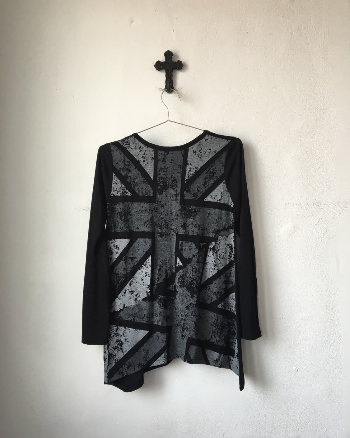 Back England point unbalanced  sleeve 상품이미지2