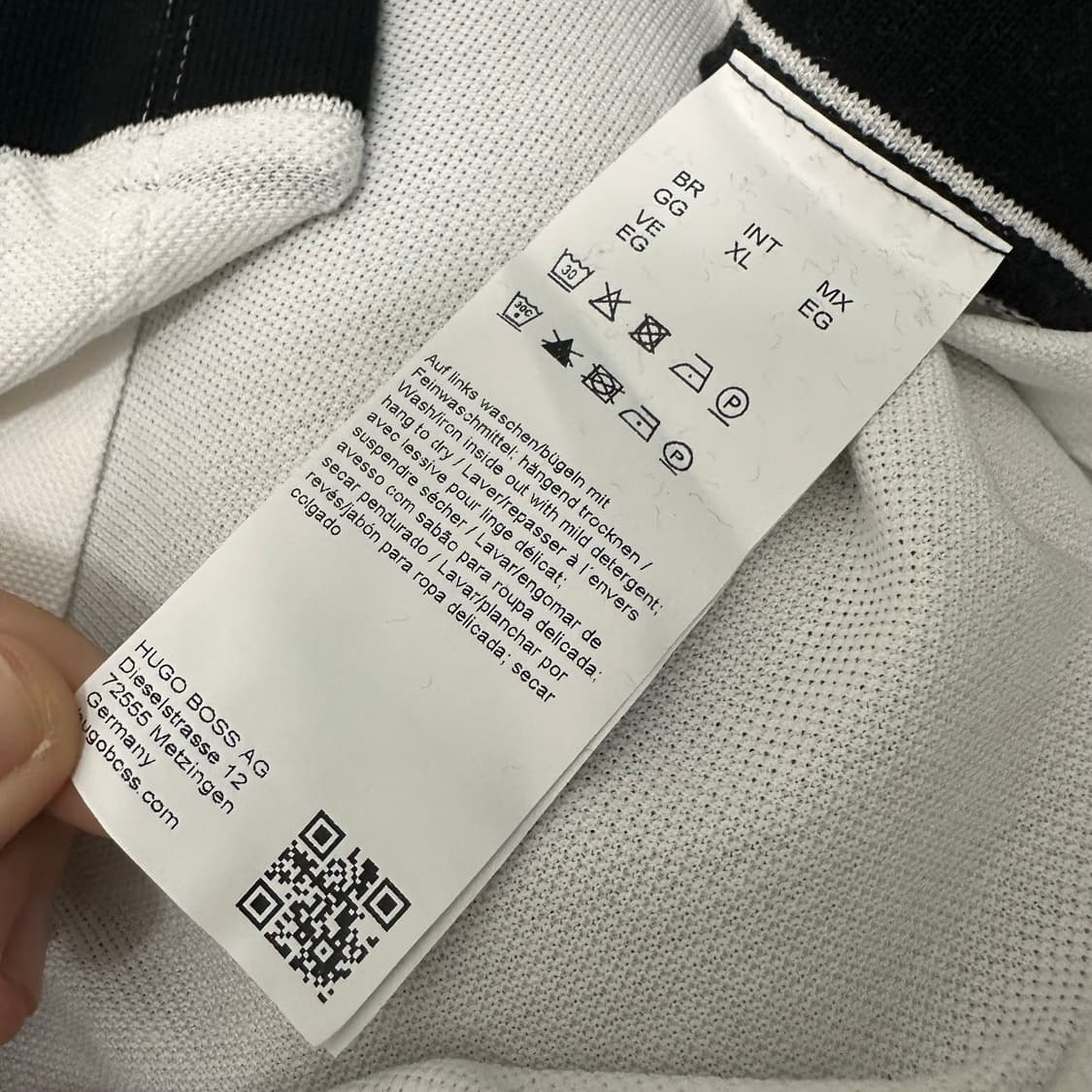 HUGO BOSS 휴고 보스 카라티 반팔티셔츠 화이트 XL 상품이미지6
