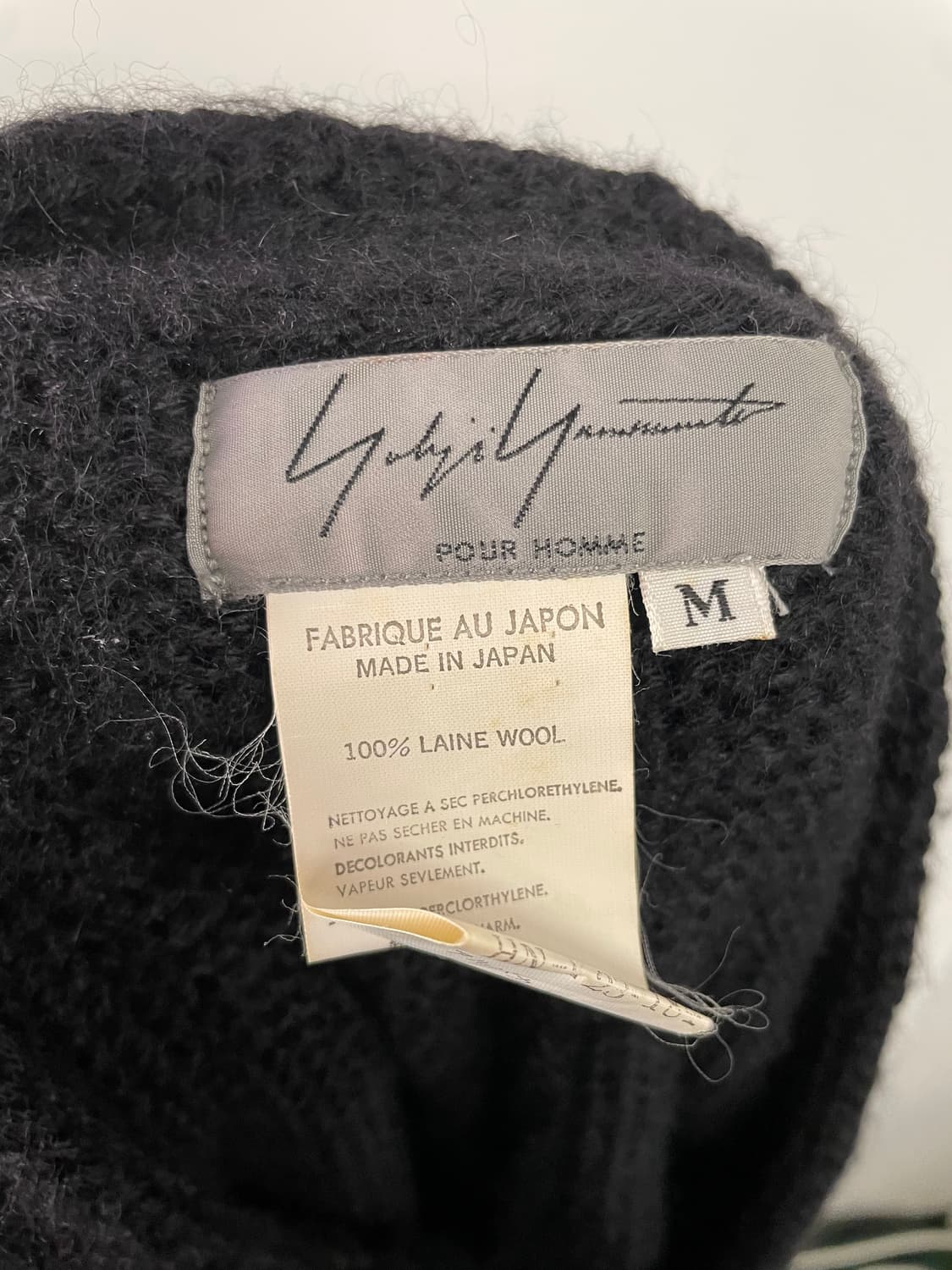 요지야마모토 푸르옴므 짚시 니트코트 상품이미지8