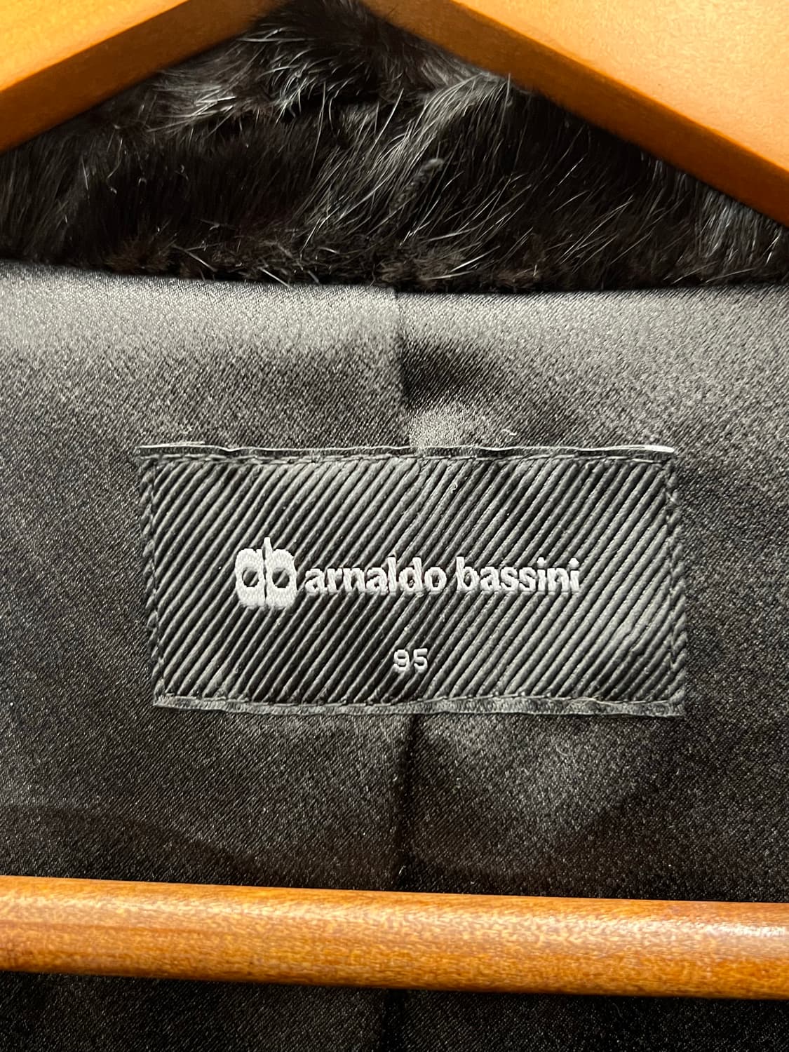 Arnoldo Bassini Rabbit Fur Black Jacket  상품이미지3