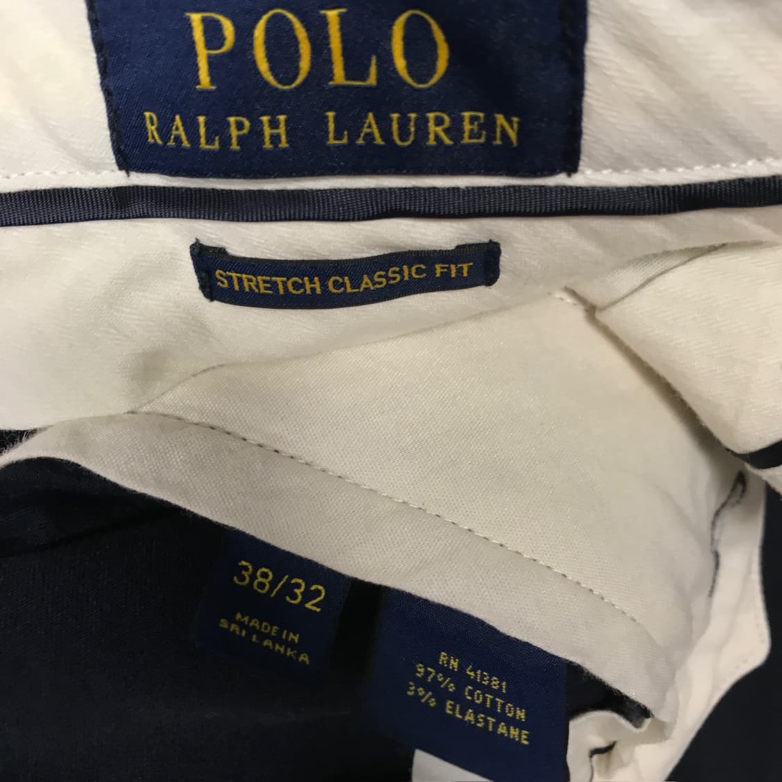 폴로 랄프로렌 네이비 치노 팬츠 38/32 상품이미지6