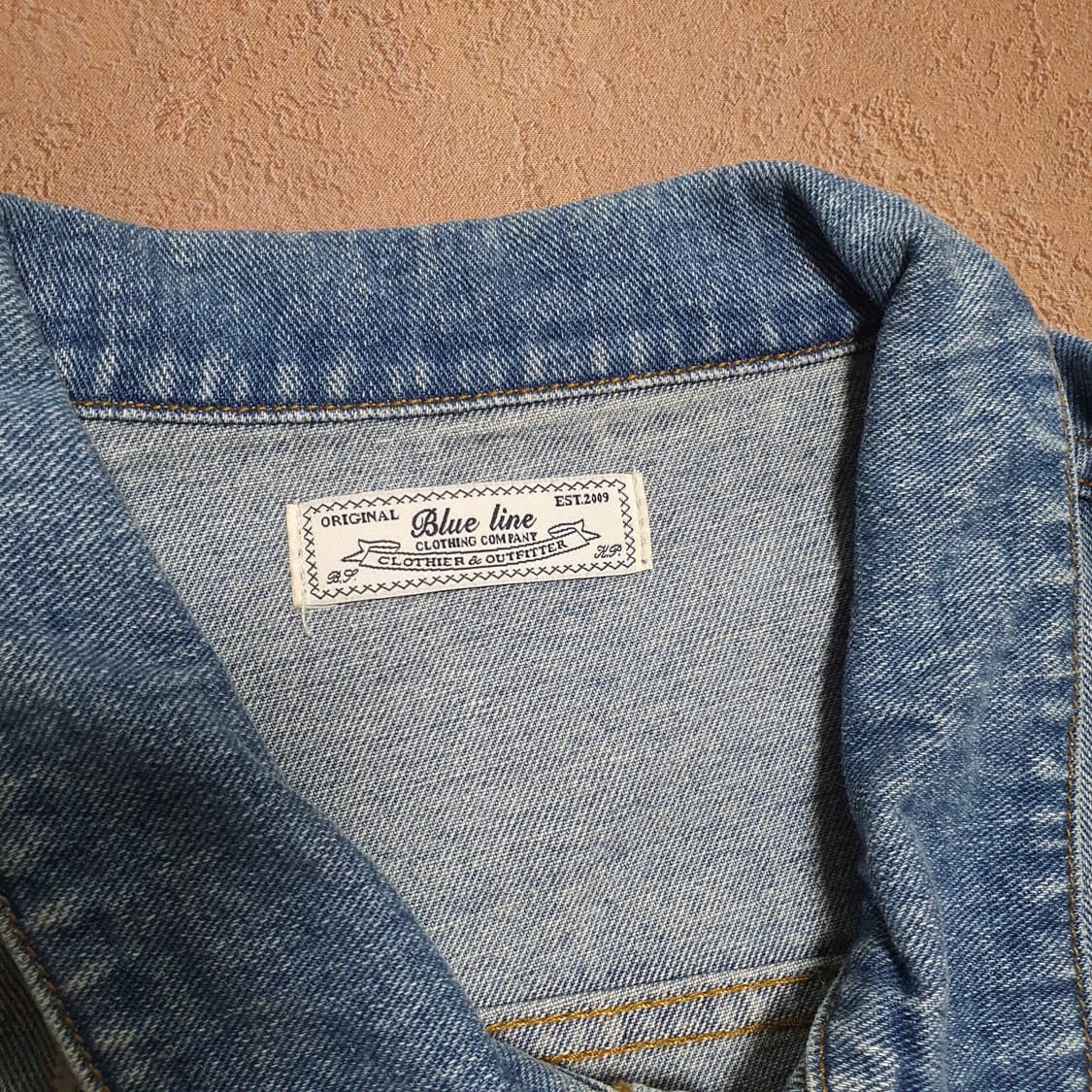 ✨ (바배) 빈티지 와펜 패치워크 데님 자켓  상품이미지5