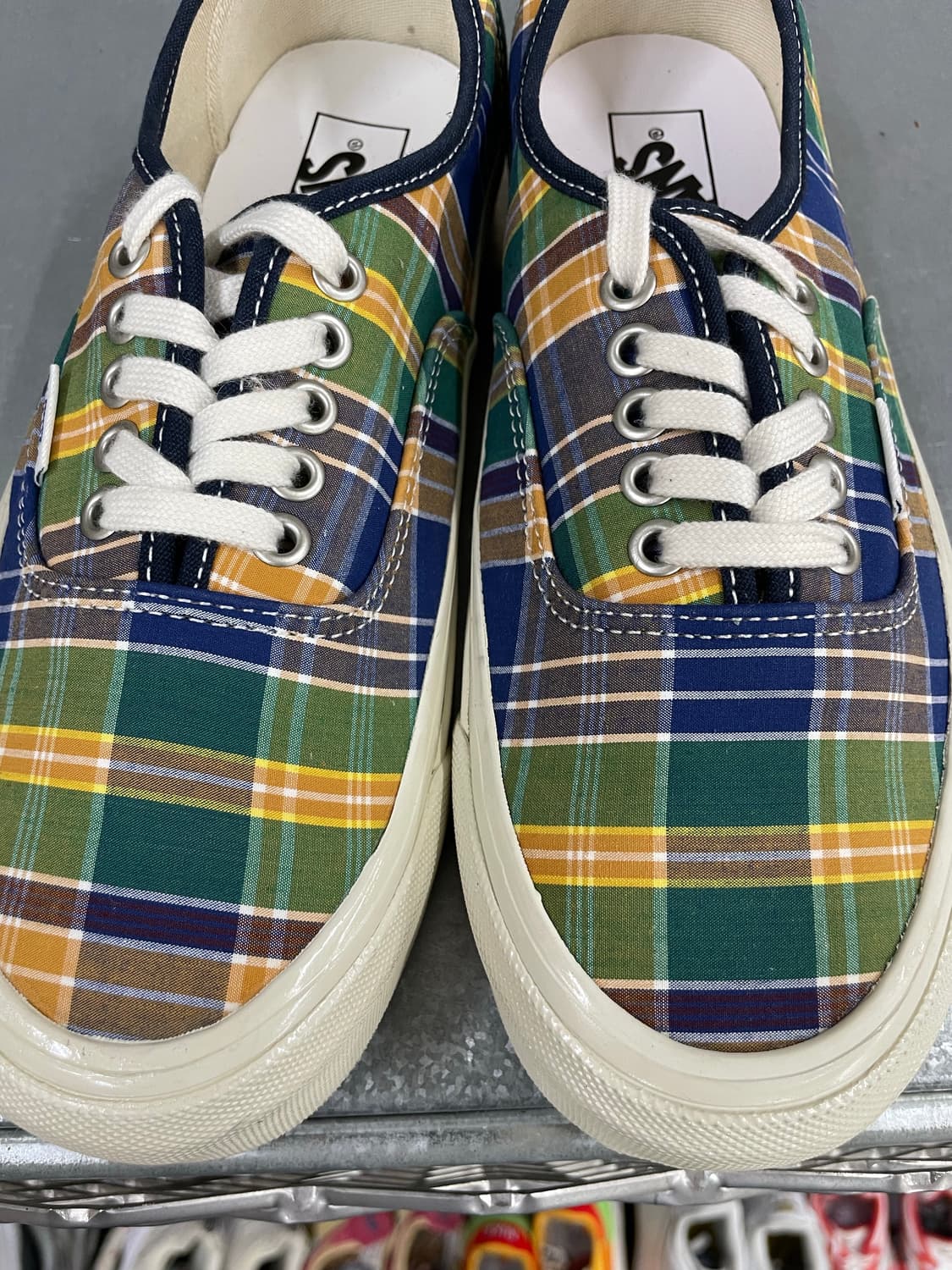 반스 어센틱 애너하임 플레이드 멀티컬러 265 상품이미지7