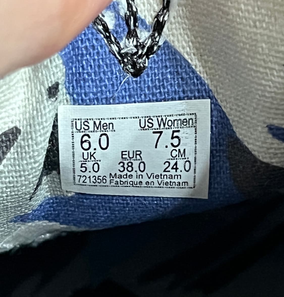 240) 나이젤카본 X 반스 어센틱 판매. 상품이미지7