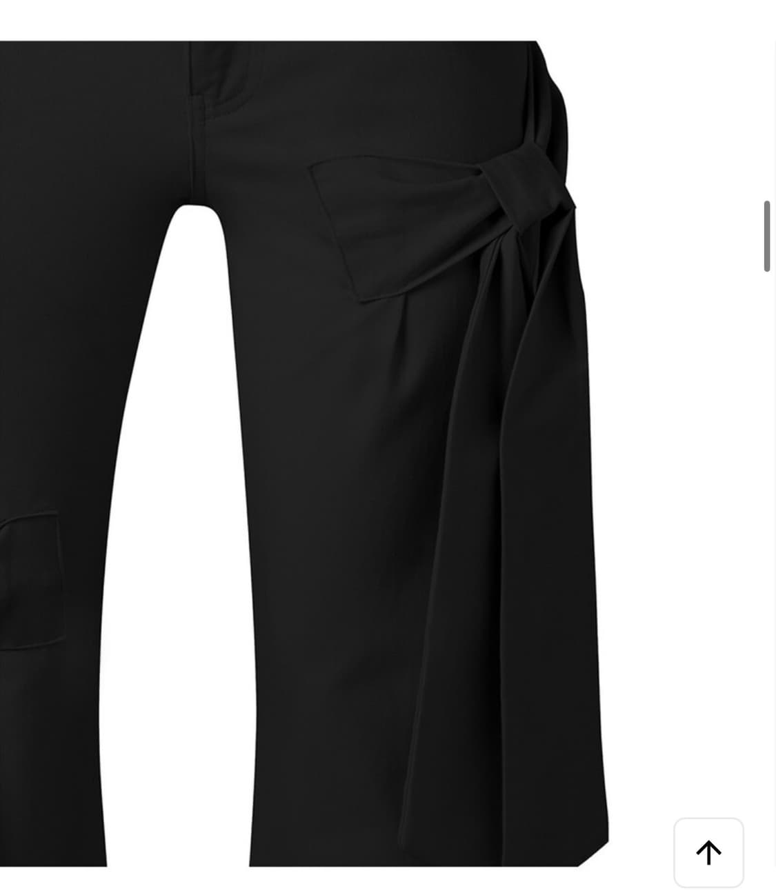 길라아카이브 팬츠 RIBBON BOOTSCUT PANTS_BK 상품이미지3